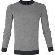 Sweater Suitable Katoen Thomas Pullover Grijs