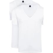 T-shirt Suitable T-shirt Wit Diepe V-hals Vitaru Stretch 2 Pack