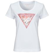 T-shirt Korte Mouw Guess RN SATIN TRIANGLE