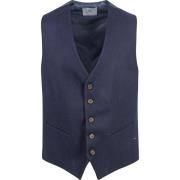 Blazer Suitable Gilet Tweed Navy