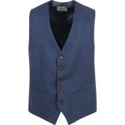 Blazer Suitable Gilet Tweed Mid Blauw