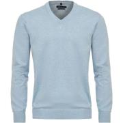 Sweater Casa Moda Pullover V-Hals Lichtblauw