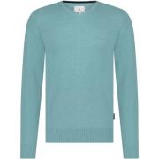 Sweater State Of Art Trui V-Hals Azuurblauw