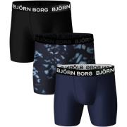 Boxers Björn Borg Björn Borg Performance Boxershorts 3-Pack Blauw Zwar...