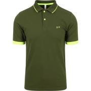 T-shirt Sun68 Poloshirt Small Stripe Groen