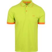 T-shirt Sun68 Poloshirt Small Stripe Neon Groen