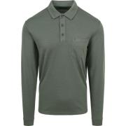 T-shirt Casa Moda Long Sleeve Polo Groen