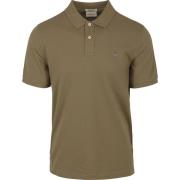 T-shirt Gant Shield Piqué Poloshirt Olijfgroen