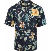 Overhemd Lange Mouw Levis Overhemd Short Sleeve Navy Sunset Flora