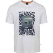 T-shirt BOSS T-shirt Tucan Wit