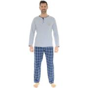 Pyjama's / nachthemden Christian Cane PYJAMA LONG GRIS DORIAN