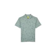 Polo Shirt Korte Mouw Oxbow Poloshirt met korte mouwen en print NAPIXI