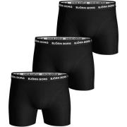 Boxers Björn Borg Boxers Solid Stretch 3 Pack Black