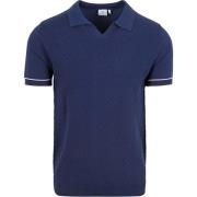 T-shirt Blue Industry Knitted Poloshirt Riva Navy