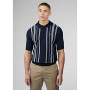 T-shirt Ben Sherman Crickle cotton stripe polo