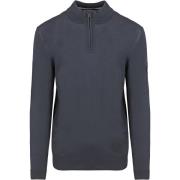 Sweater Suitable Race Half Zip Trui Navy