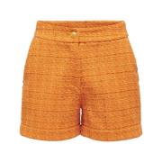 Korte Broek Only Billie Boucle Shorts - Apricot