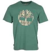 T-shirt Korte Mouw Timberland Camo Tree Logo Short Sleeve