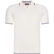 Polo Shirt Korte Mouw Cappuccino Italia Tipped Tricot Polo