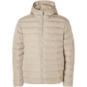 Donsjas Selected Barry Quilted Hooded Jacket Pure Cashmere