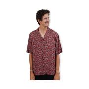 Overhemd Lange Mouw Brava Fabrics Lobster Aloha Shirt - Red