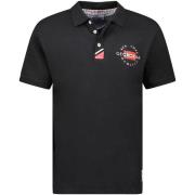 Polo Shirt Korte Mouw Geographical Norway SY1358HGN-Black