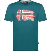 T-shirt Korte Mouw Geographical Norway SY1366HGN-GREEN SAPIN