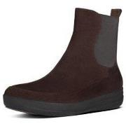 Ballerina's FitFlop FF-LUX Chelsea Boot Dark brown suede