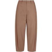 Broek Bomboogie Pleated Barrel-Leg Chinos