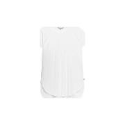 T-shirt Korte Mouw Herrlicher Wit basic duurzaam T-Shirt Liljana