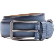 Riem Suitable Leren Riem Navy Blauw