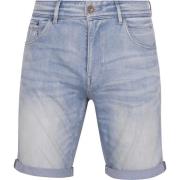 Broek Vanguard V12 Rider Denim Short Lichtblauw