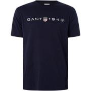 T-shirt Korte Mouw Gant Grafisch T-shirt met print