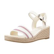 Sandalen Tommy Hilfiger SHIRTING WEDGE SANDAL