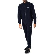 Trainingspak Emporio Armani EA7 Trainingspak met rits en logo op de bo...