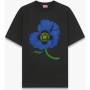 T-shirt Korte Mouw Kenzo Seasonal Poppy Graphic Classic