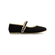 Ballerina's Paez Mary Jane W - Linen Black