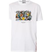 T-shirt Korte Mouw Weekend Offender Blake Grafisch T-Shirt