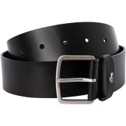 Riem Lacoste Effen leren riem