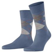 Socks Burlington Manchester Sok Ruit Blauw 6274