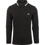 T-shirt Fred Perry Longsleeve Polo Zwart 350