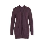 Mantel Vila Noos Ril Cardigan - Plum Perfect