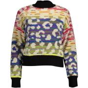 Sweater Desigual Fuzzy gebreide trui met luipaardtrui voor dames