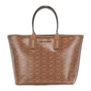 Boodschappentas MICHAEL Michael Kors Draagtas met jacquardlogo van ger...