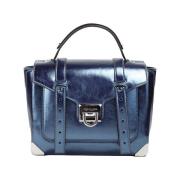 Schoudertas MICHAEL Michael Kors Selma Medium Boekentas Navy Leren Tas