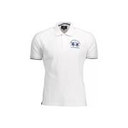 T-shirt La Martina Heren Polo Shirt Wit