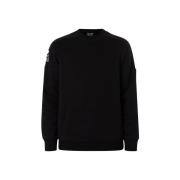 Sweater Ea7 Emporio Armani Visibility Logo Sweatshirt Black