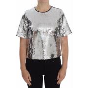 Overhemd D&amp;G Blouse met ronde hals met pailletten