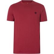 T-shirt Korte Mouw Timberland Slim Fit T-shirt met geborduurd logo