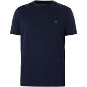 T-shirt Korte Mouw Timberland Slim Fit T-shirt met geborduurd logo